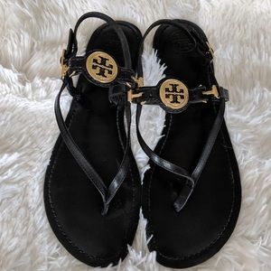 Black Tory Burch sandals
